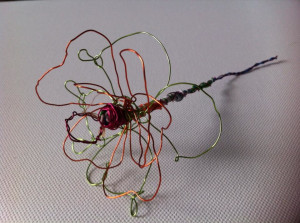 Wire flower